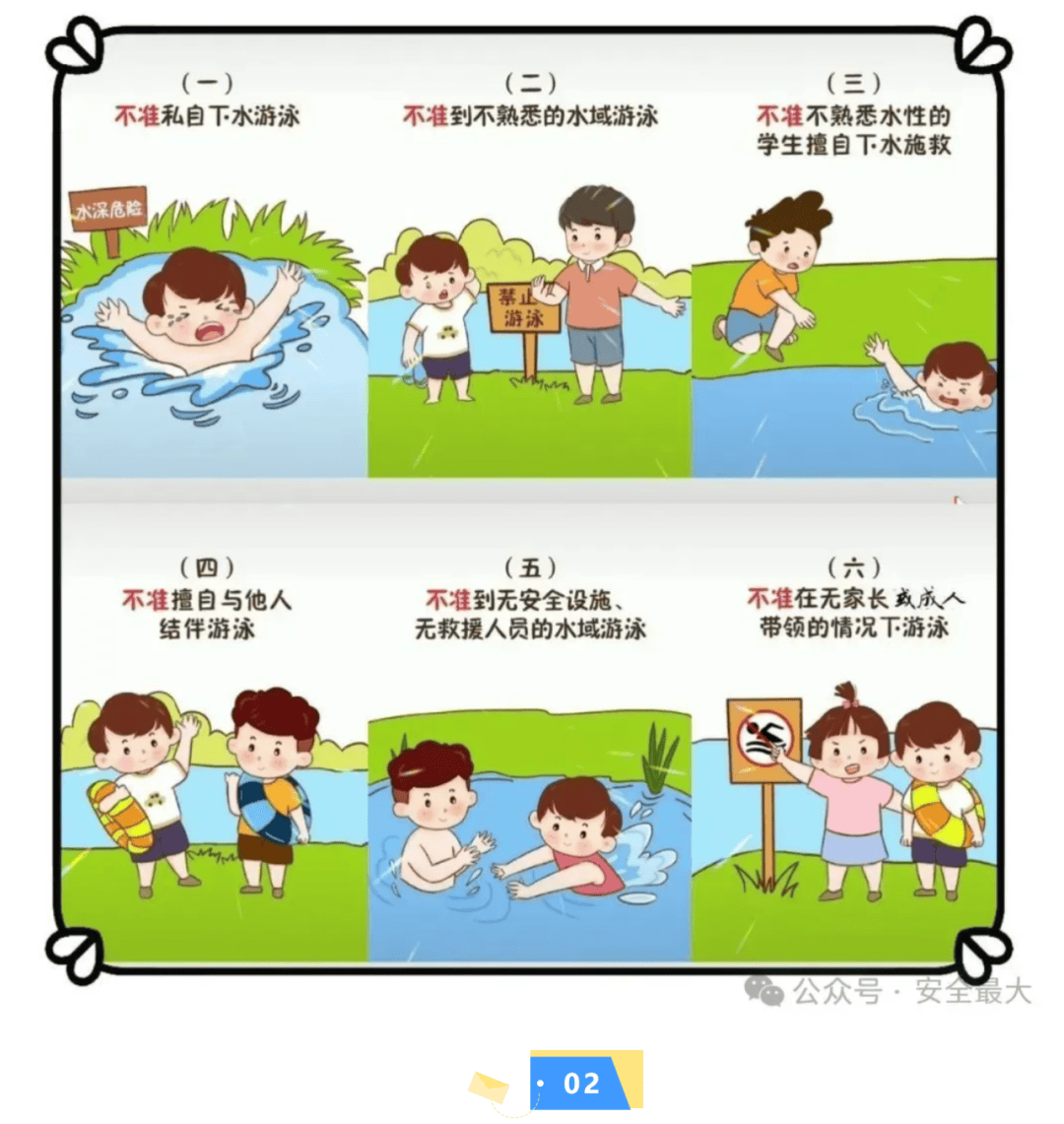 不私自下水游泳;2不擅自与他人结伴游泳;3