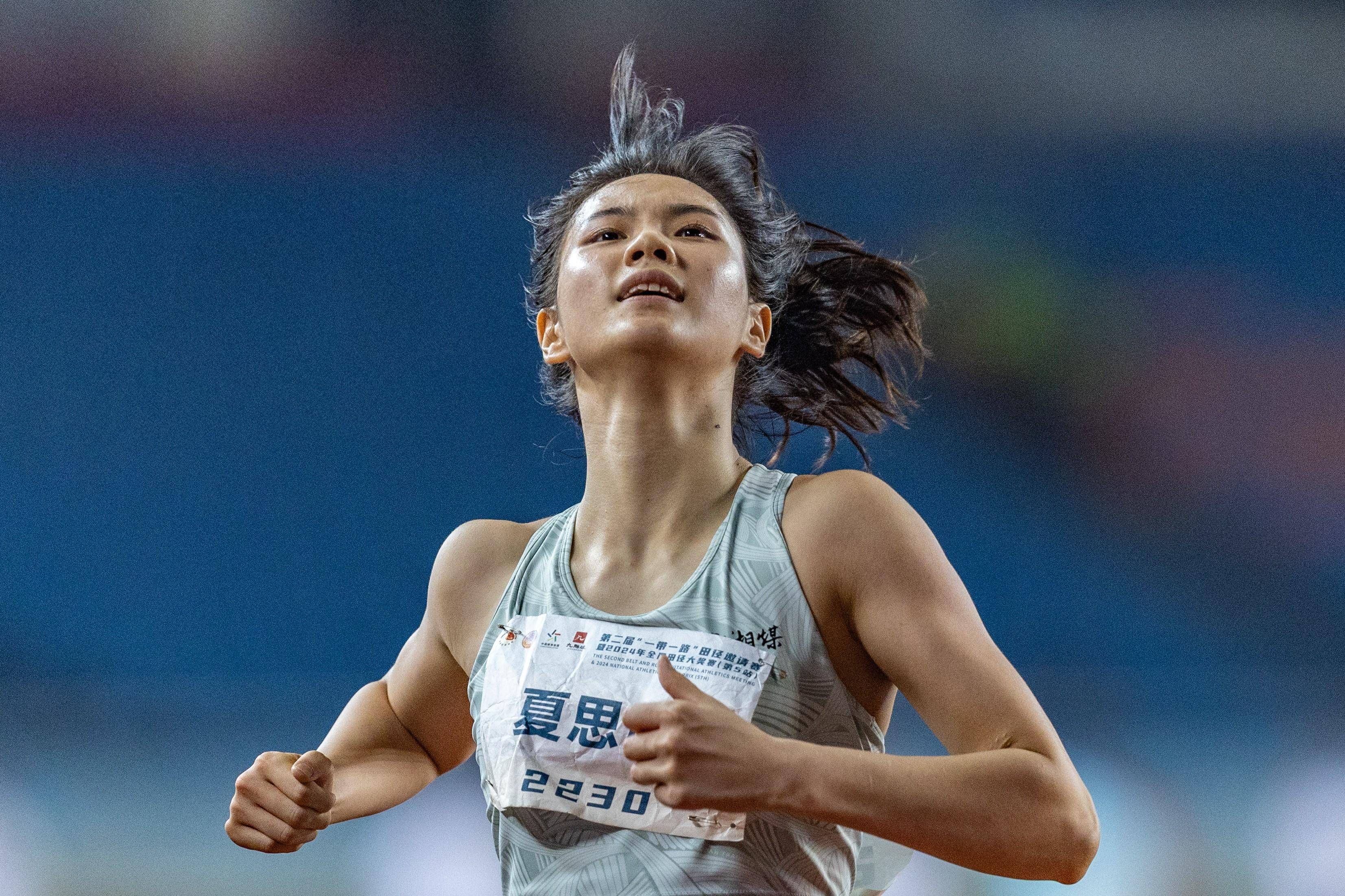 全国田径大奖赛第五站:夏思凝夺得女子100米栏冠军