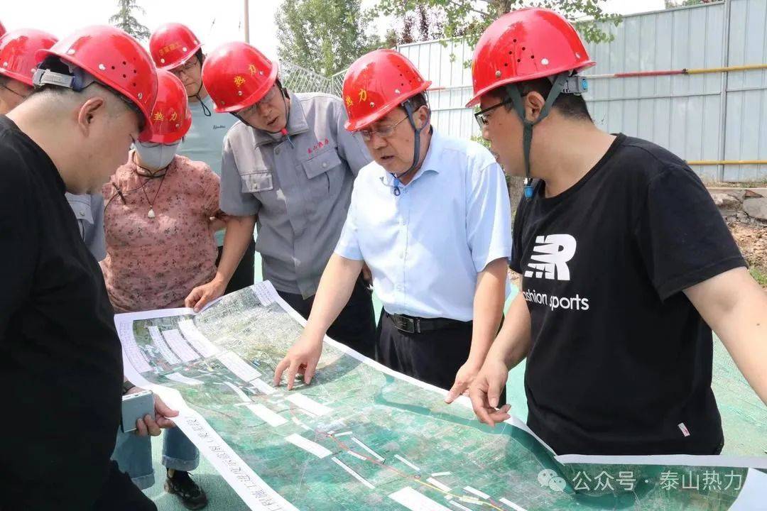 公司领导带队检查莱热入泰重点项目建设