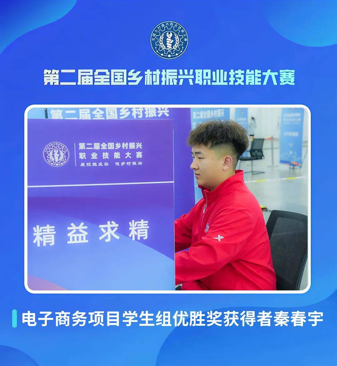 选手风采 | 电子商务赛项学生组优胜奖获得者秦春宇_大赛_内蒙古_全国
