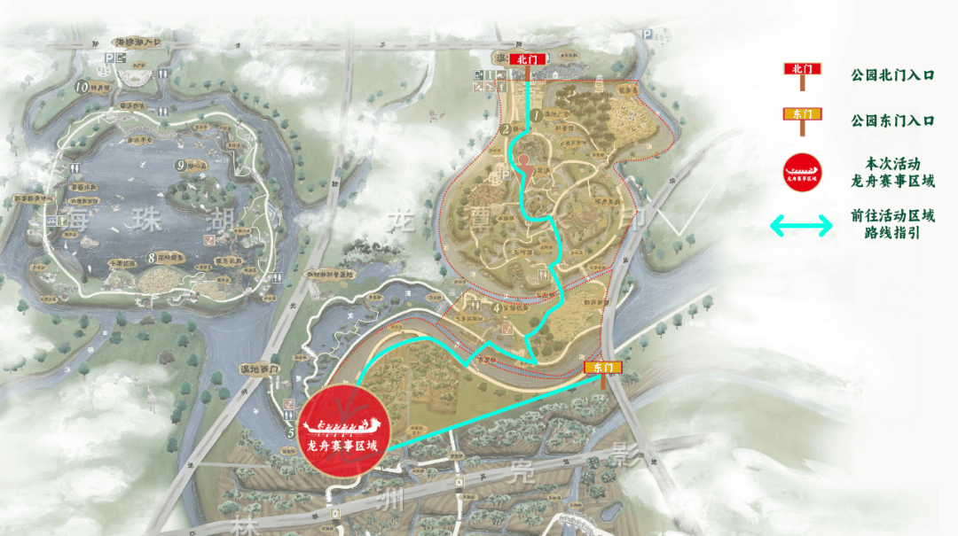 来海珠湿地拍龙舟,万元大奖等你瓜分!