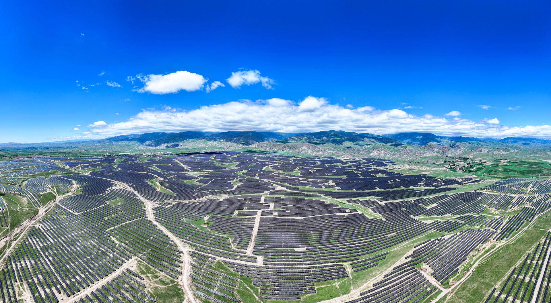 山地光伏电站图片图片