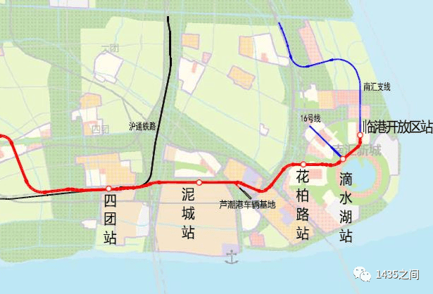 上海地铁南枫线开工图片