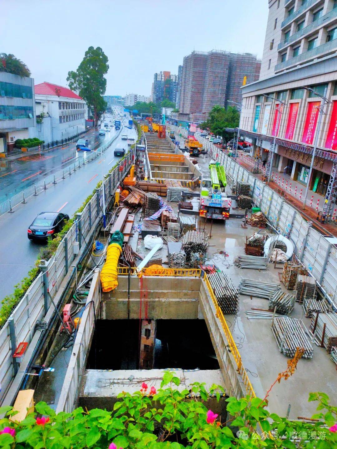 广州12号线小金钟站施工