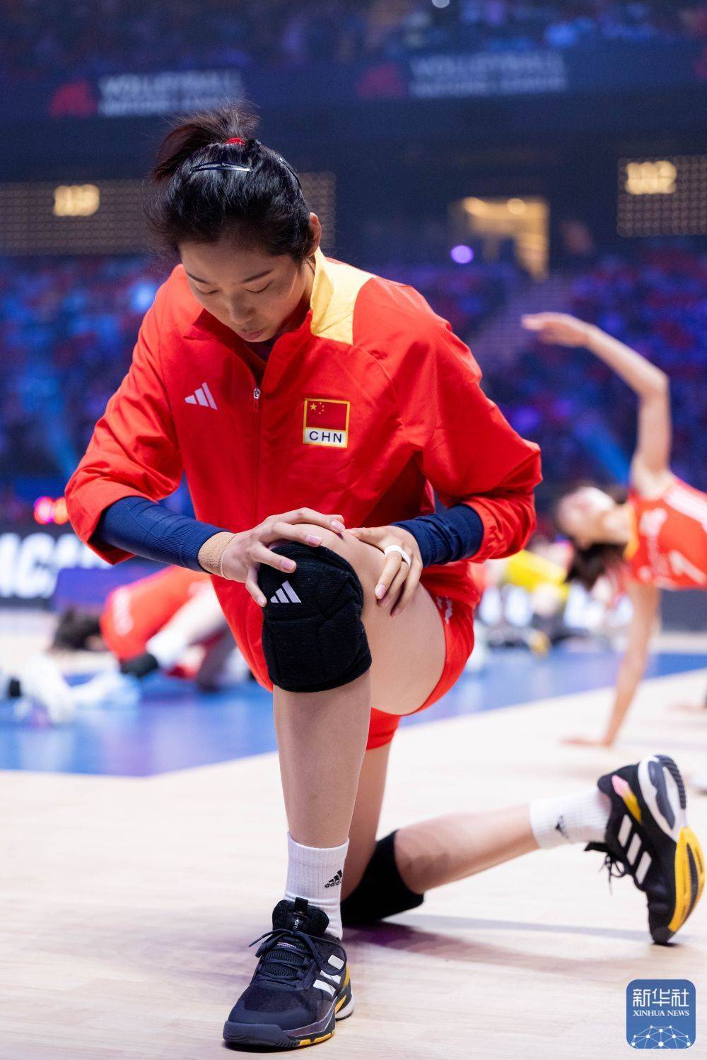 世界女排联赛澳门站:中国队胜荷兰队