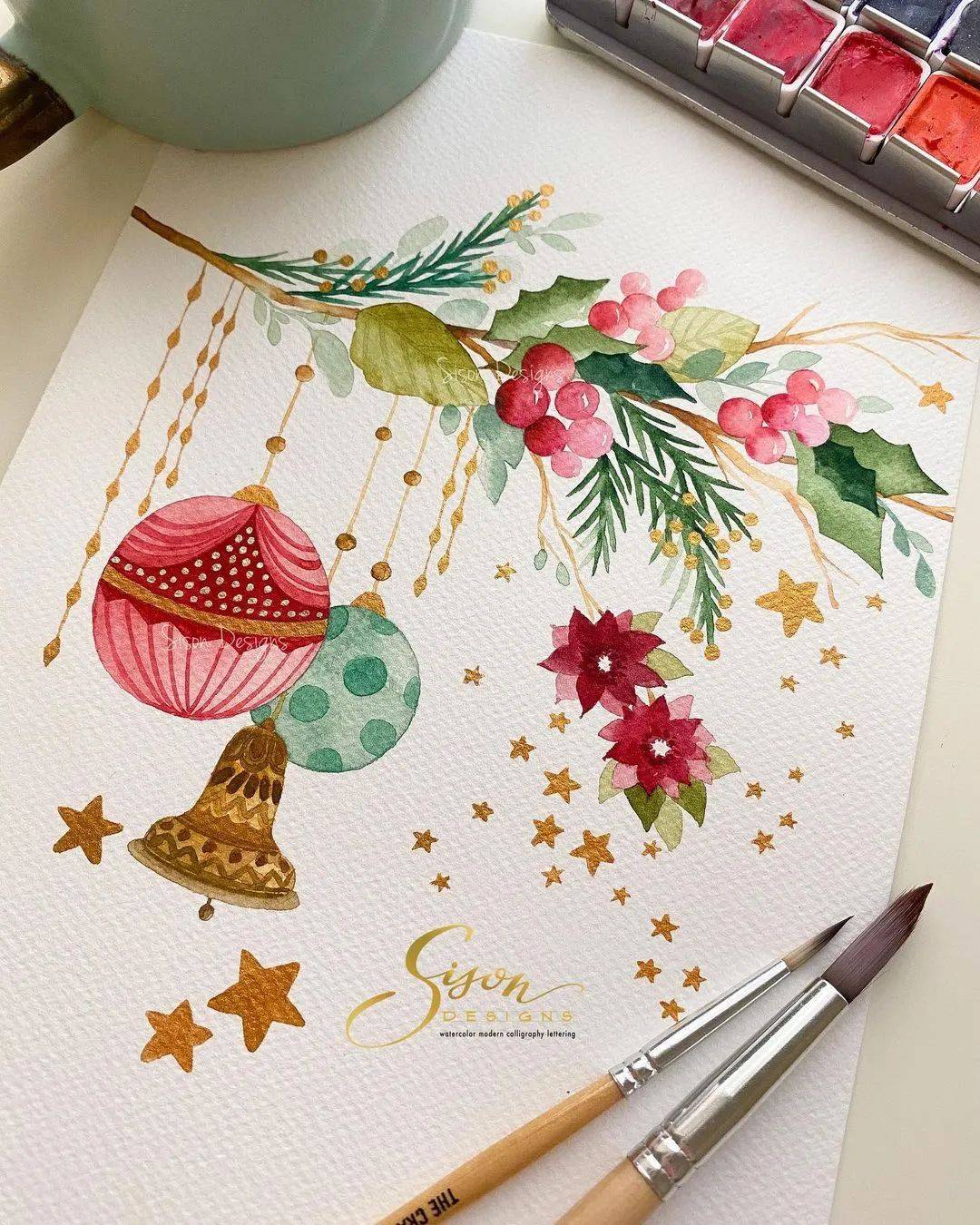 70张超简单小清新的水彩手账,你想要的都在这里!收藏这篇就够了!