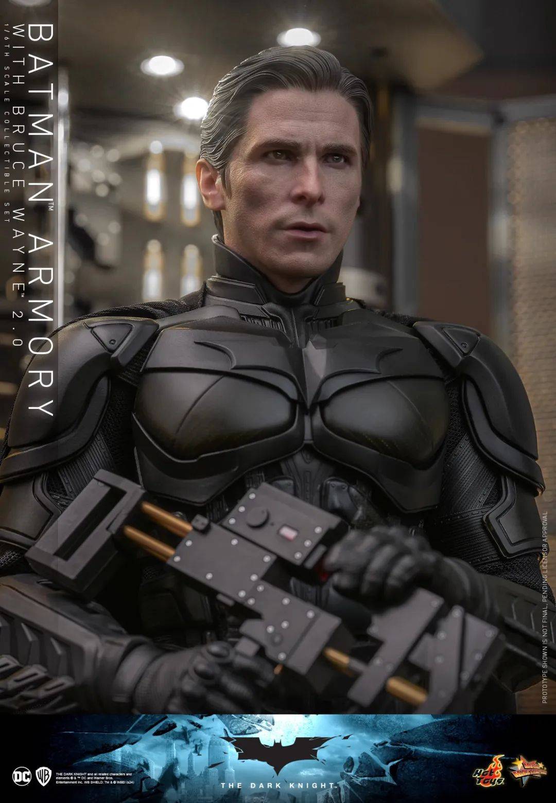 新品预定~ hottoys ht 1/6 黑暗骑士蝙蝠侠装甲库 布鲁斯韦恩2.