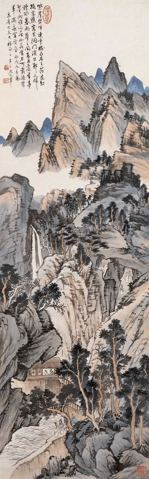 润笔高于齐白石的山水画家——陈半丁