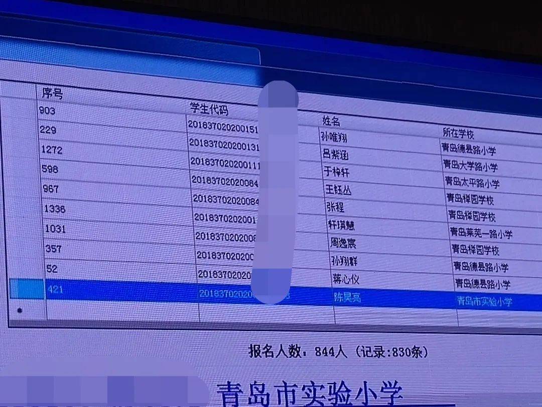 青岛39中具体名单以学校发布为准青岛26中一起来看哪些小伙伴"中奖"