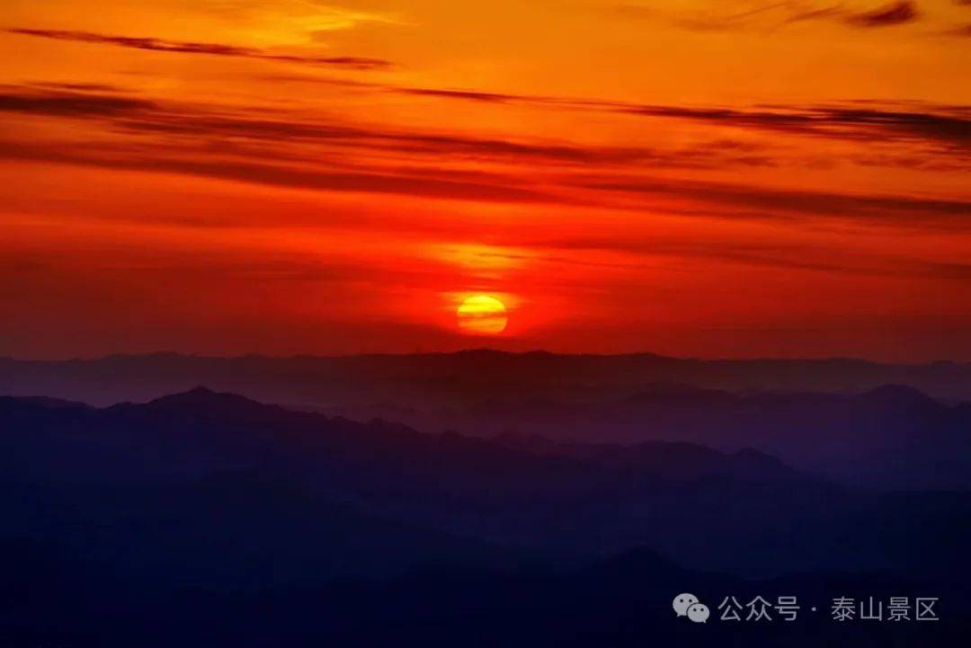 旭日和朝霞图图片