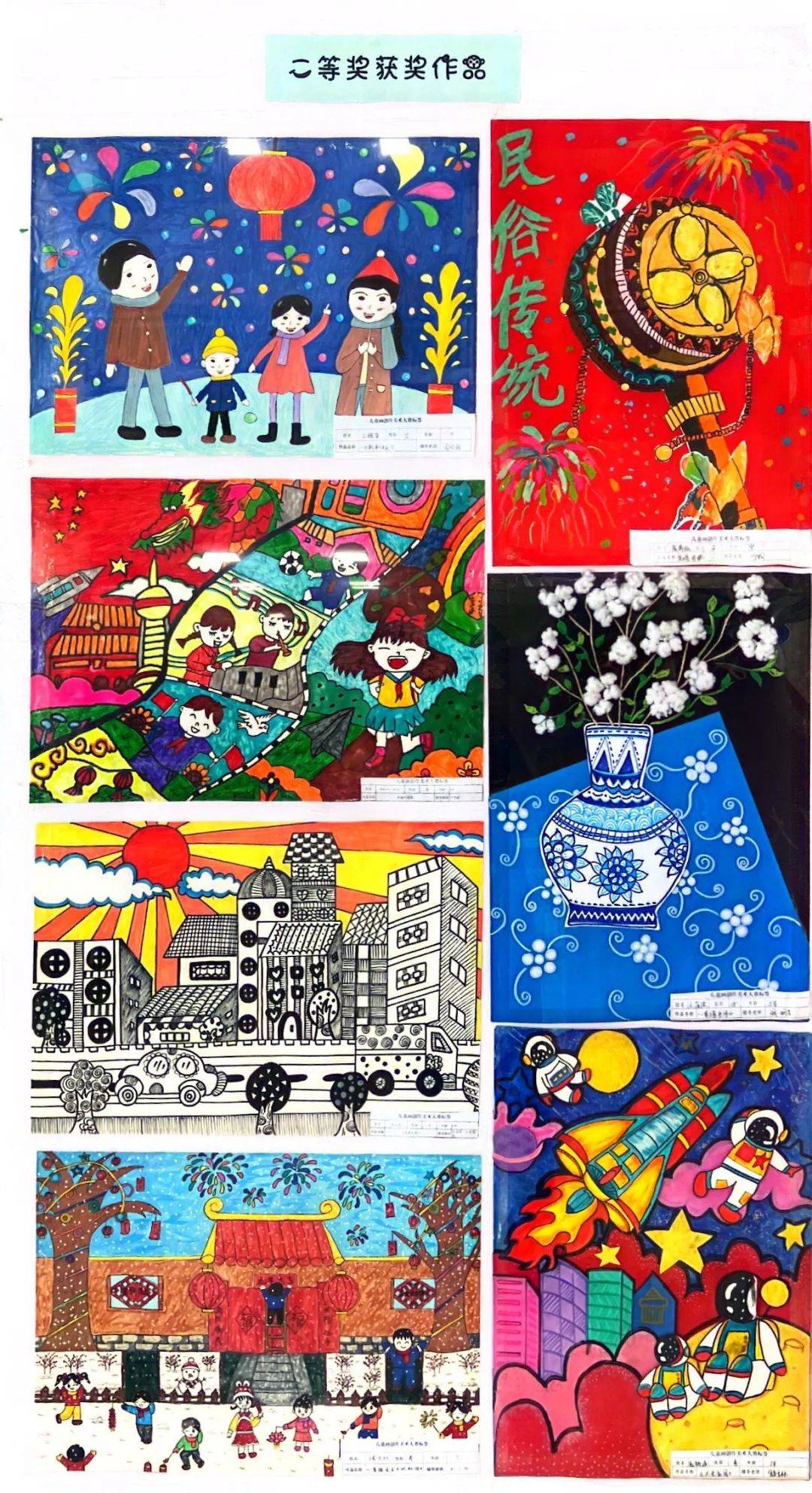 童心视角看博州!"小画家"作品大赏
