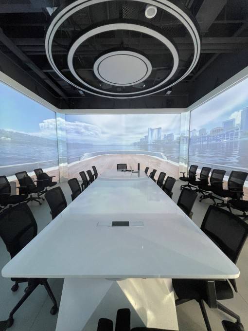 理光投影机×沉浸式会议室 | 科技超实力打造全景空间体验超能力