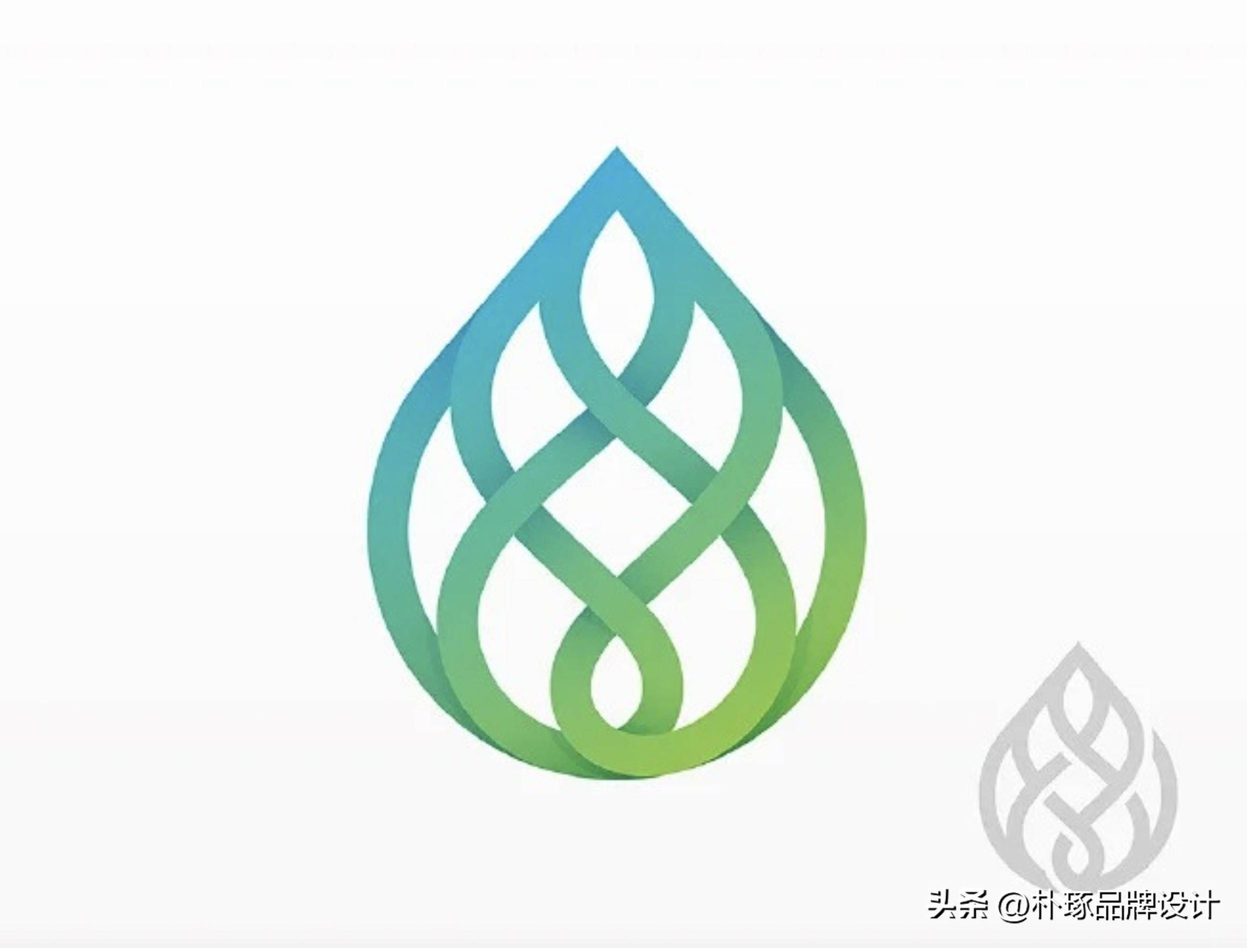 出类拔萃,渐变科技范logo_品牌_设计_标志