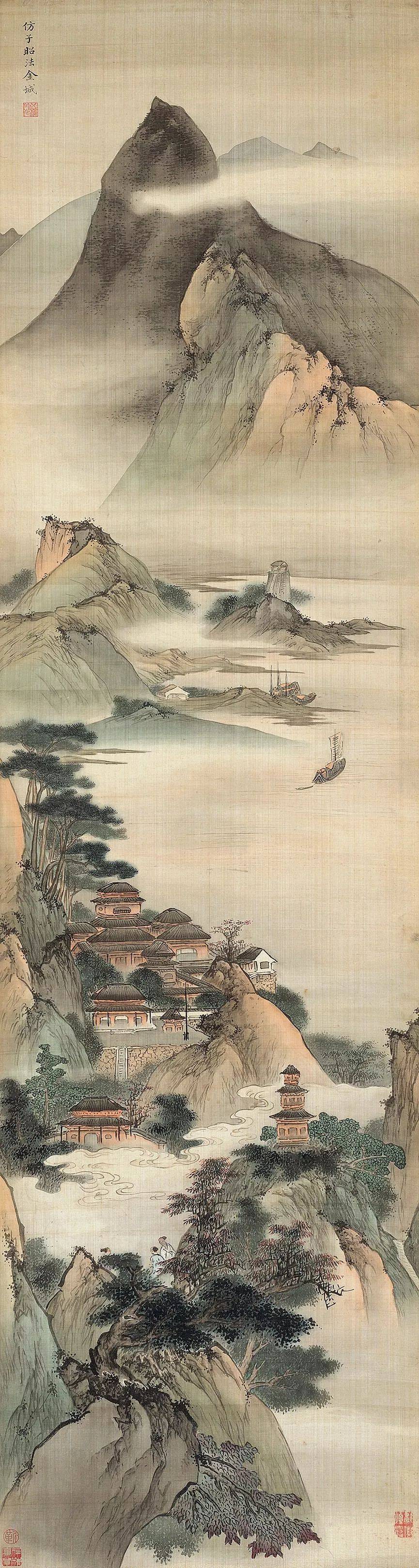 京津画派大家金城国画作品欣赏_艺术_绘画_传统