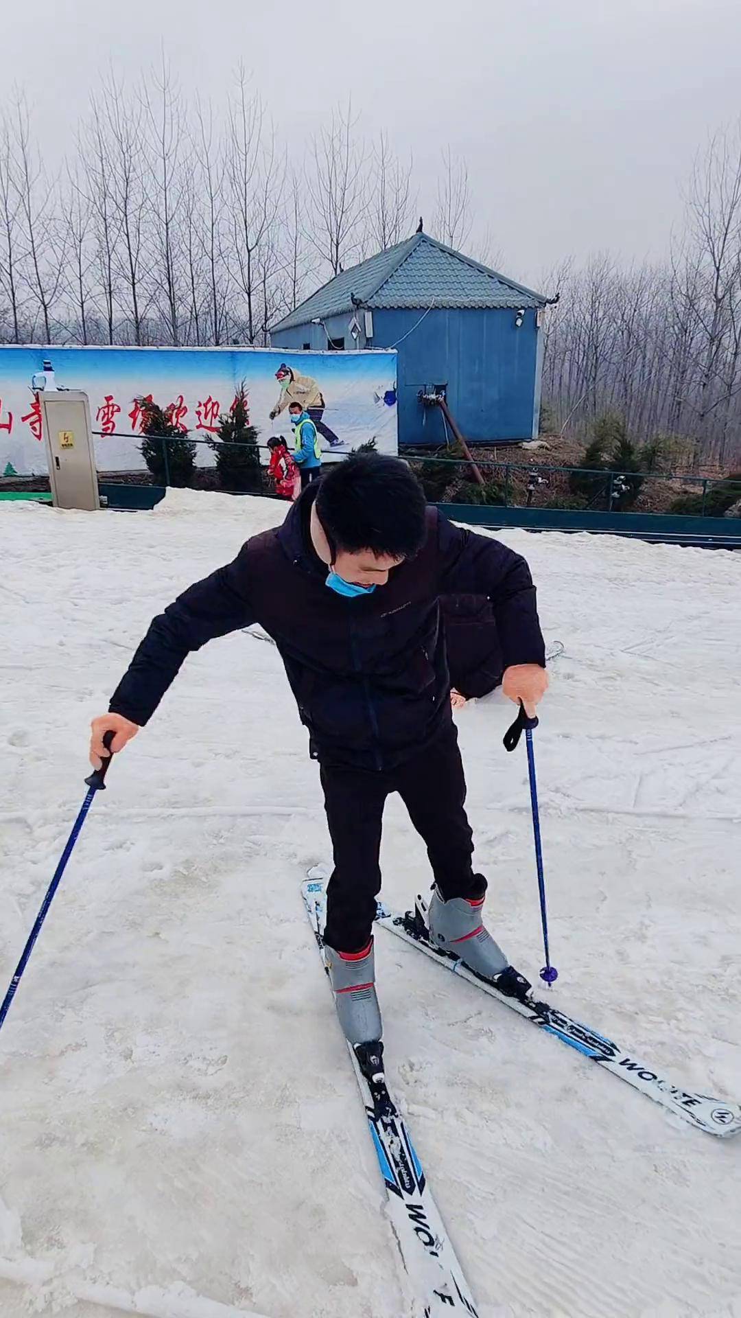 盱眙铁山寺滑雪场 随时随地放胆去滑 滑雪 没事儿,我溜达溜达哈哈哈
