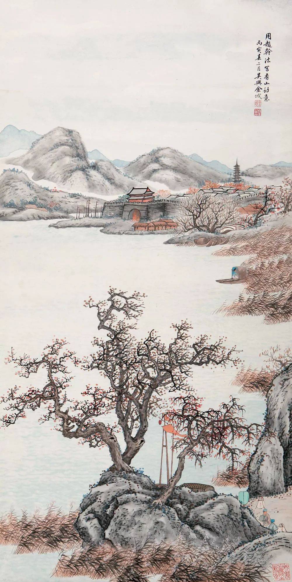 京津画派大家金城国画作品欣赏
