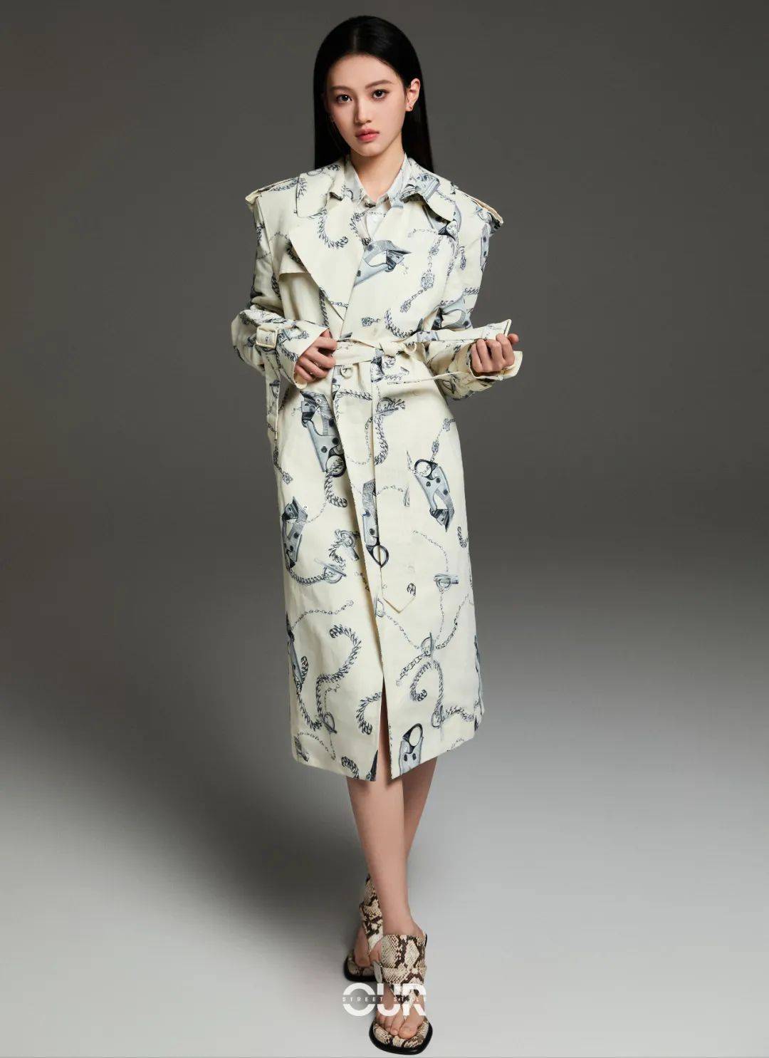 burberry长款 knight 配件巧克丁 trench 风衣burberry knight配件丝