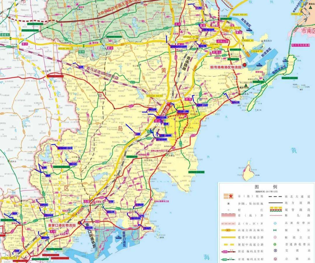 西海岸新区多个镇街道路将进行大中修