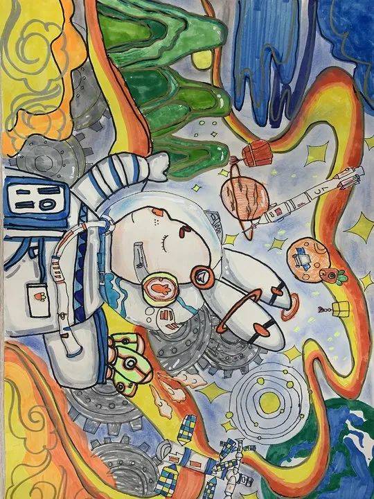 小星星》杂志社与章贡二小携手举办校园科技节活动_航天_梦想_低年级