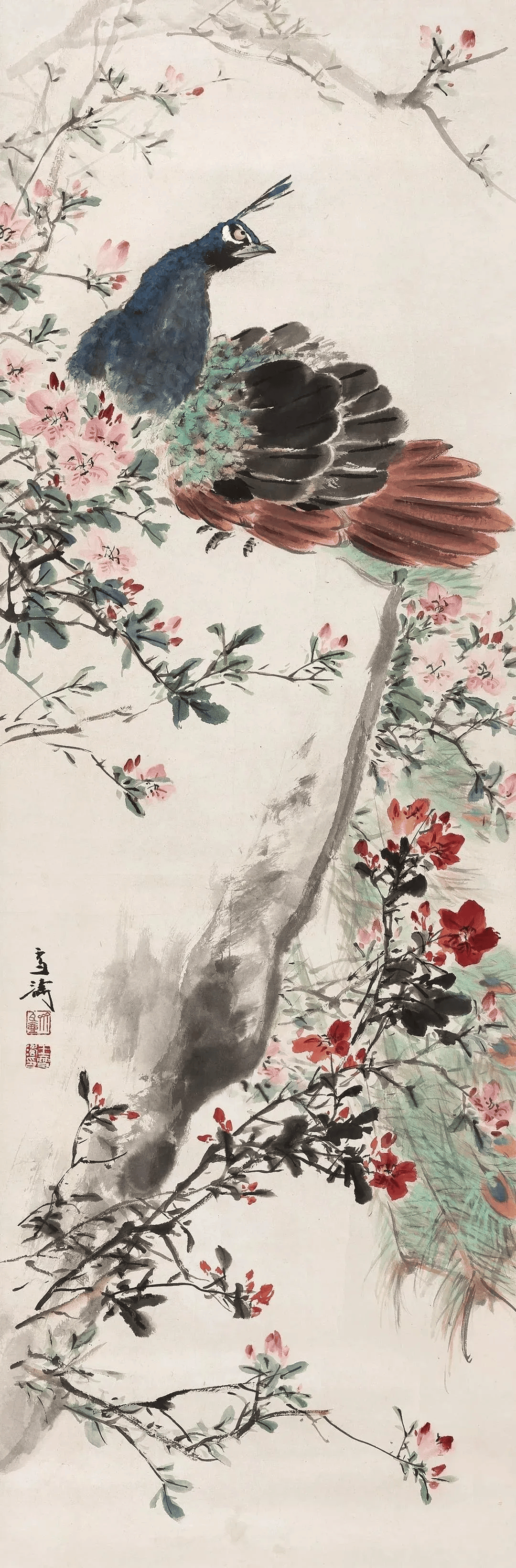 王雪涛花鸟画(高清百图)让人看得舒爽!_笔墨_王梦白_清新