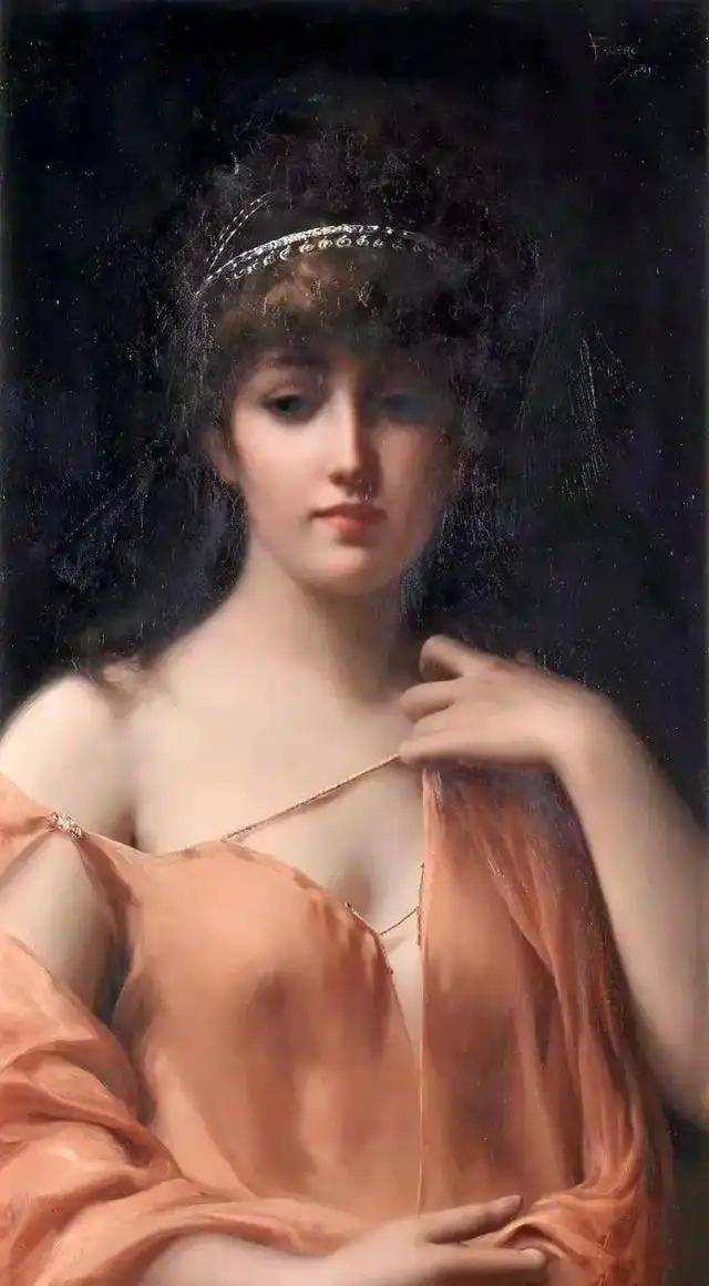 古希腊艺术中优雅的女孩们︱古典油画人物