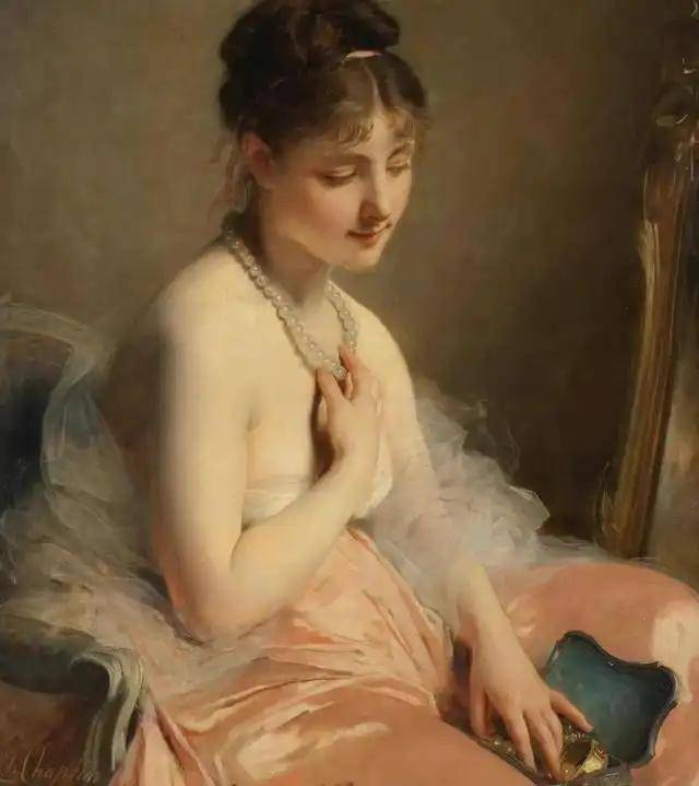 古希腊艺术中优雅的女孩们︱古典油画人物