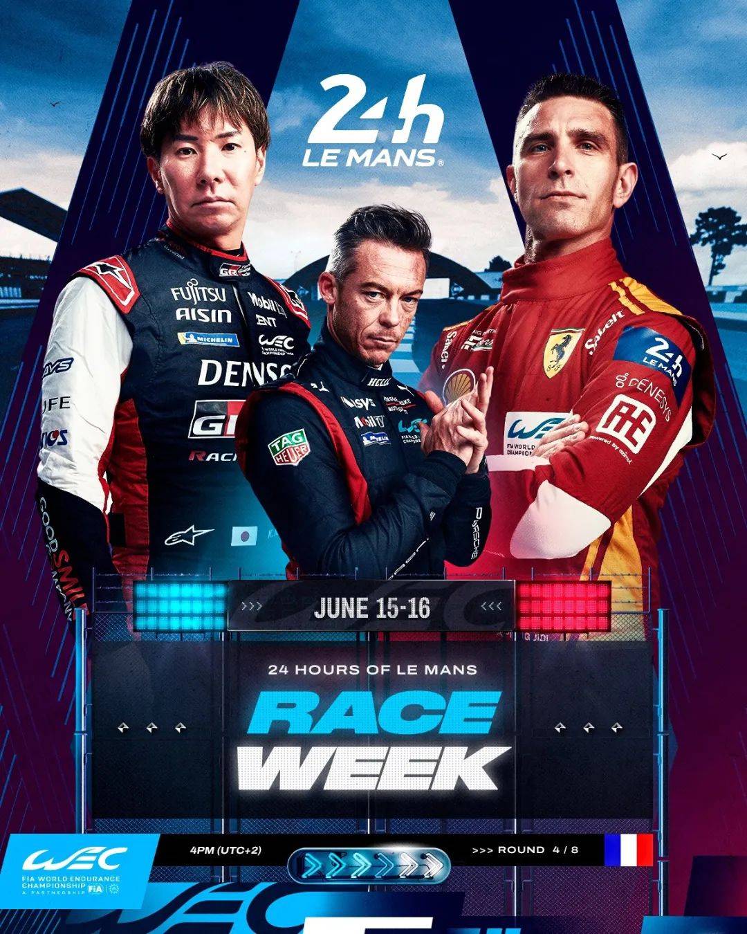 图片来源wec,勒芒24小时,参赛车手&车队官方,部分为国外网友拍摄.