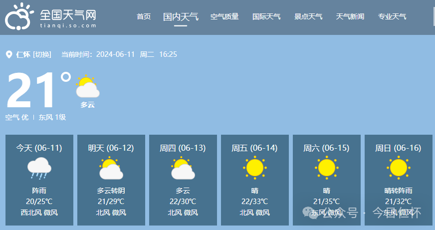 雷雨周二至周三据市气象局最新消息来看本周天气预报↓晴天什么时候来