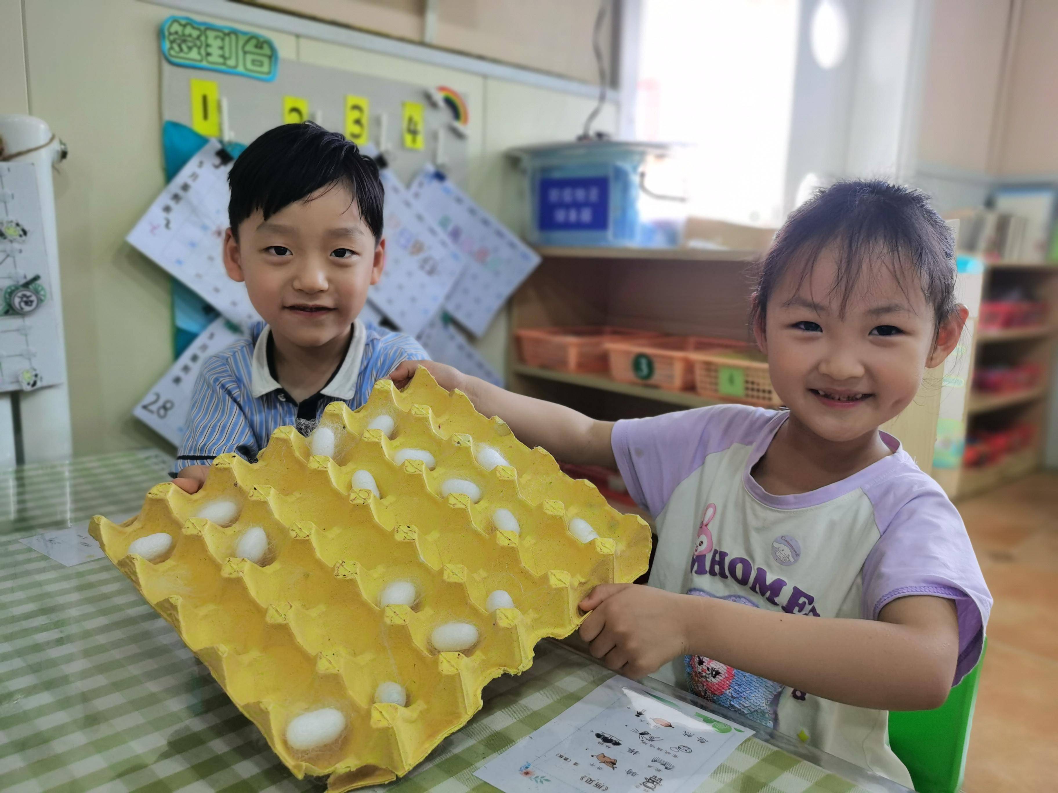 (一)认识蚕宝宝和桑叶二,蚕的秘密通过调查,幼儿了解了很多关于蚕的