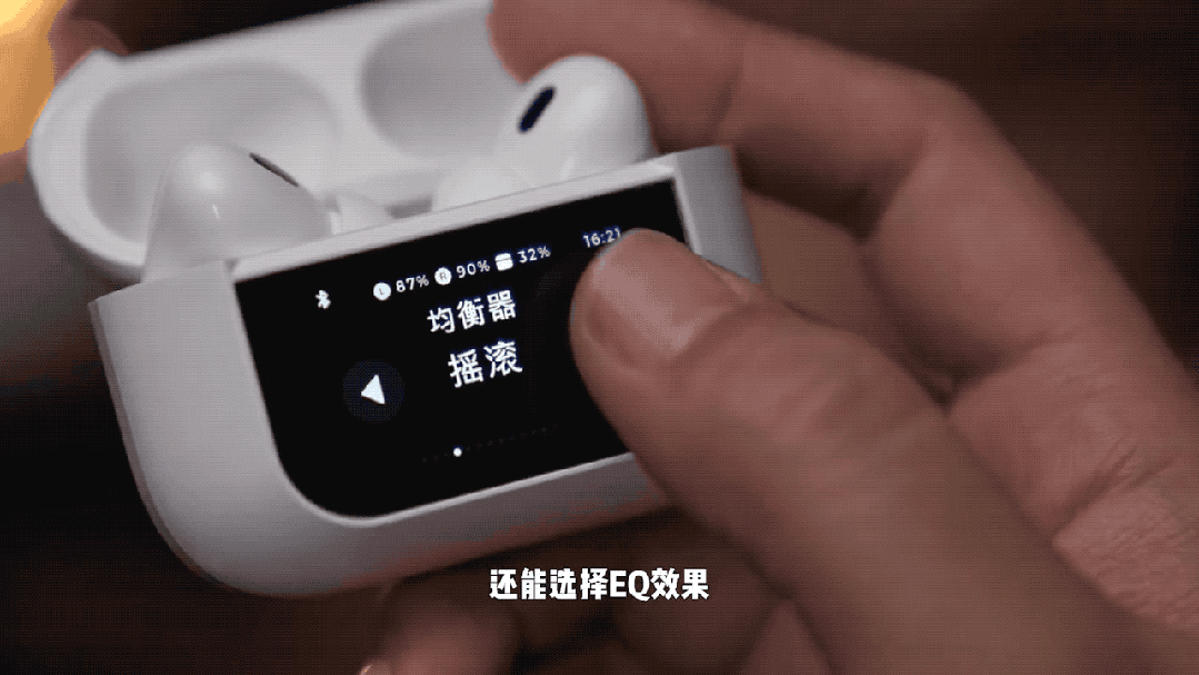 彩屏触摸蓝牙耳机,功能超级强大～世界冠军品质所选～_音质_华为_深蓝
