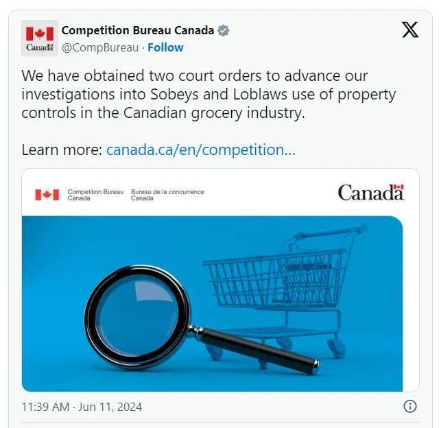 根据联邦法院批准的法院命令,george weston和empire company 需要向