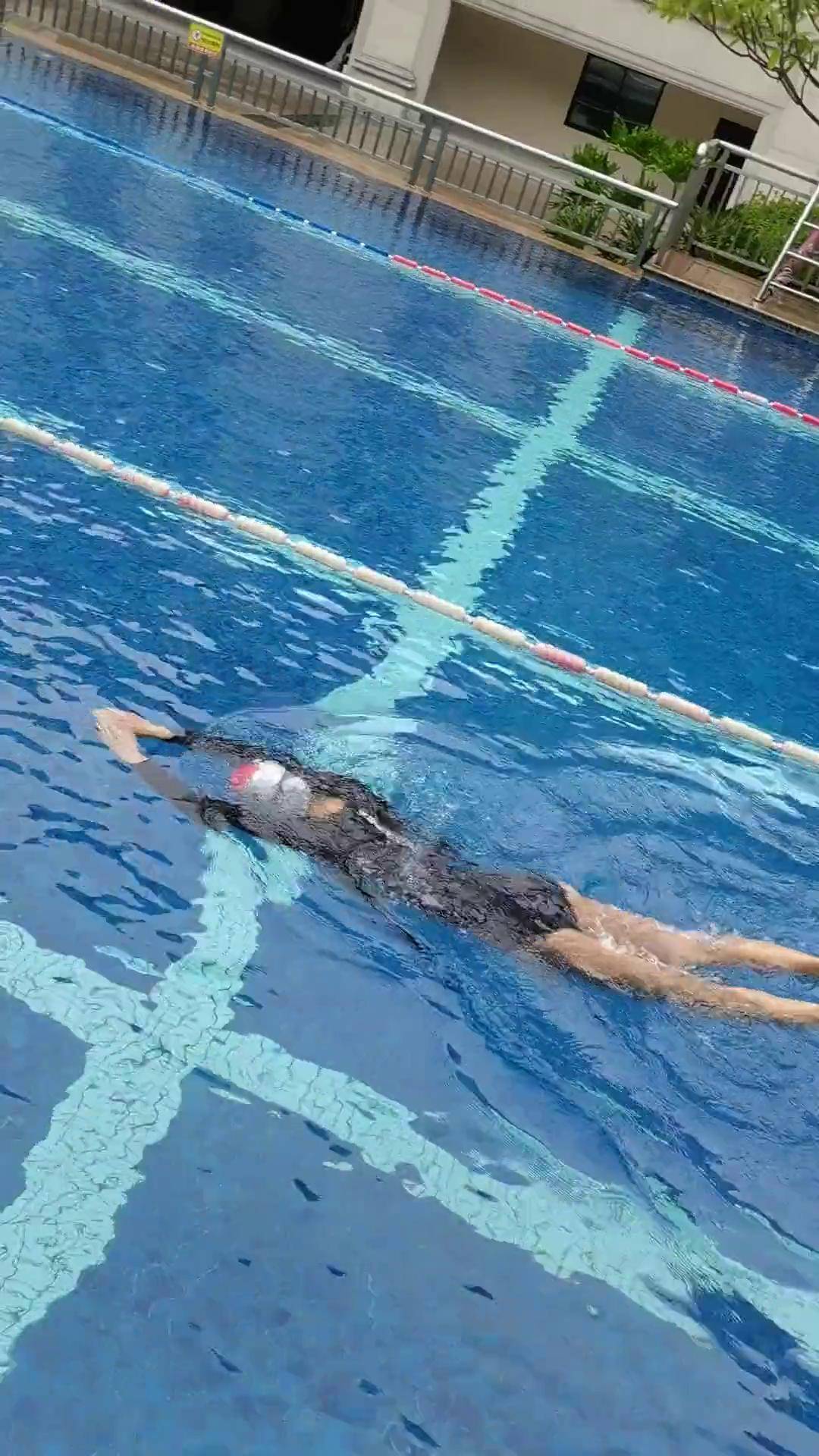 蝶泳腿水中练习,腰髋发力游泳 日常训练 学游泳 0基础游泳教学 蝶泳
