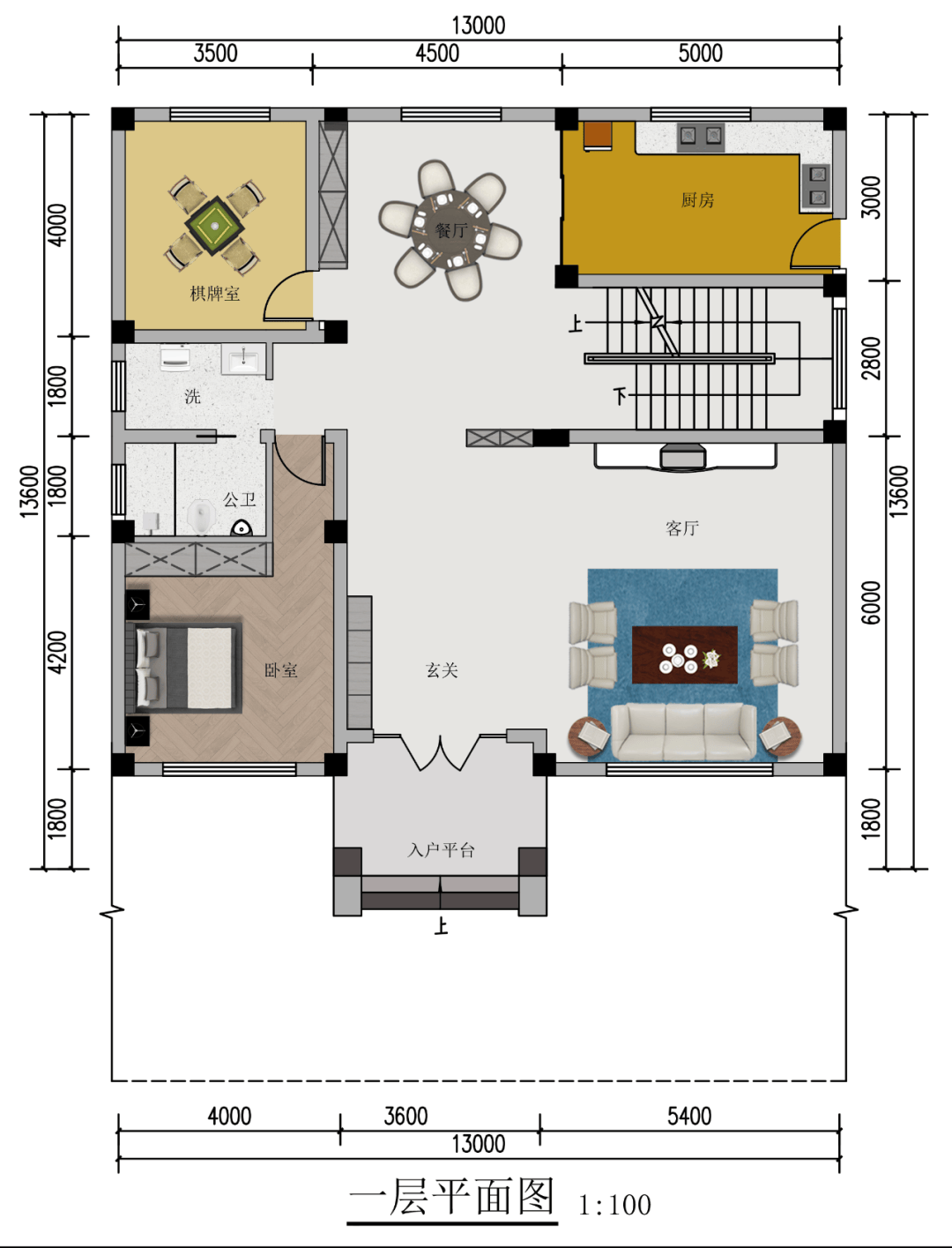 高差处设计地下空间用于停车,西侧马路开口进出,加装护栏增加房屋的