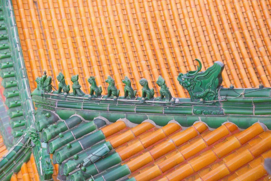 弄懂古建筑屋顶的五脊六兽_走兽_吻兽_中国