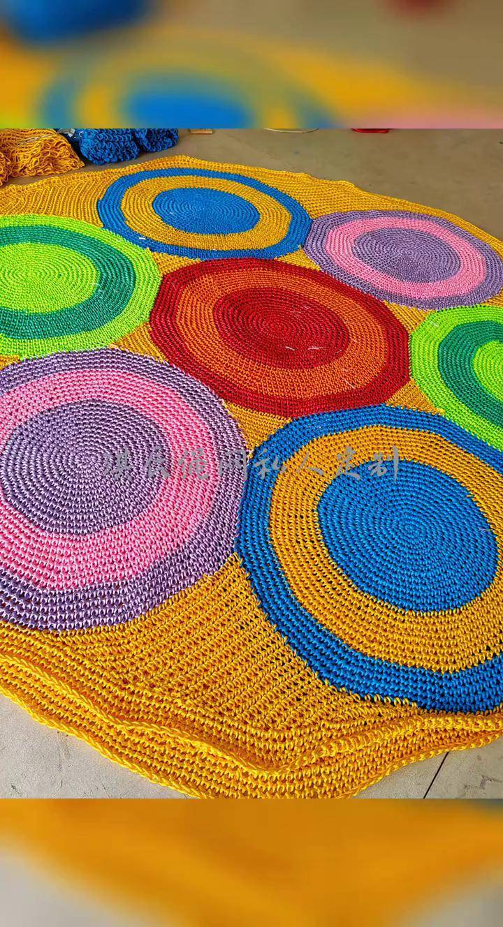 彩虹绳网绳网厂家 手工绳网纯手工编制 手工编绳 编绳