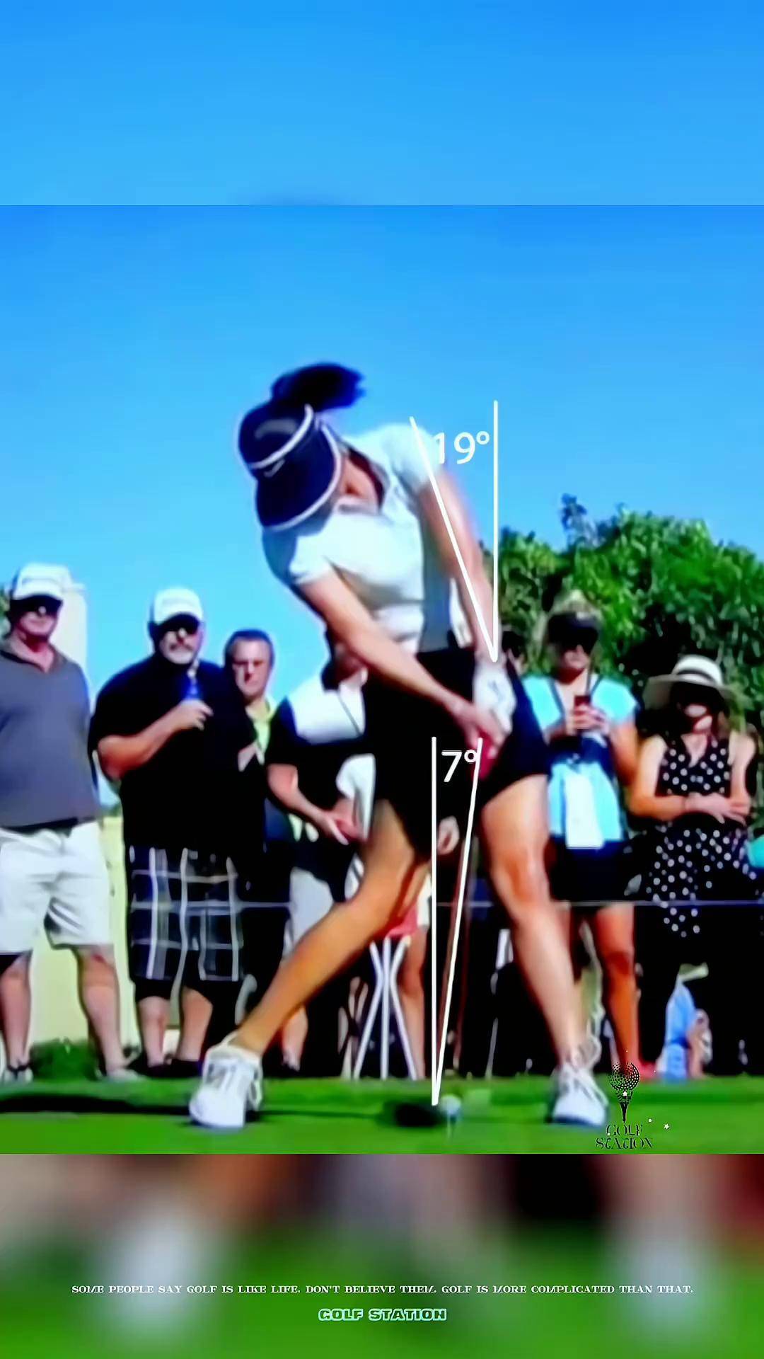 小魔女魏圣美挥杆慢动作魏圣美启航高尔夫学院 同城精选 高尔夫教练