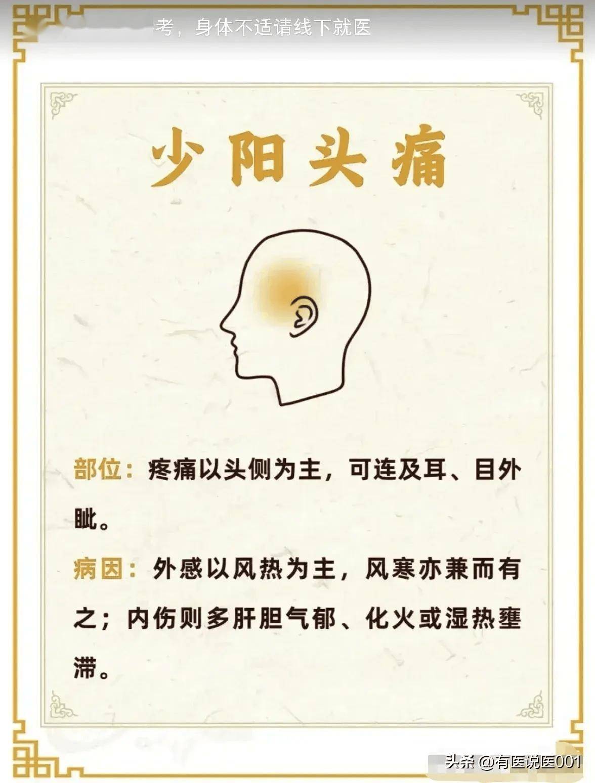 头痛不再愁!六经头痛辨法帮你找对痛点