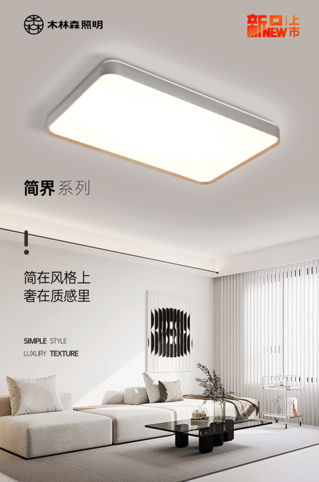 新品上市【简界系列】吸顶灯