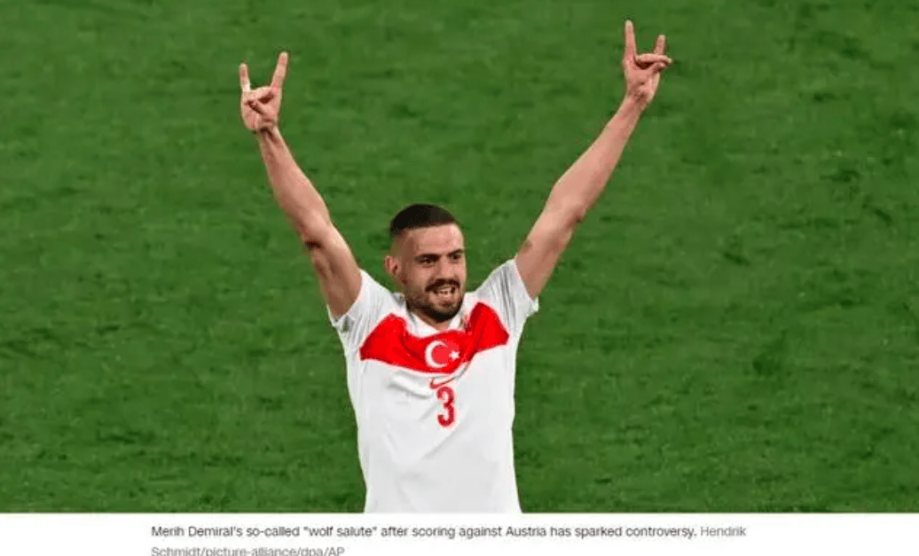 事情闹大！欧洲杯赛场土耳其球员庆祝时做出争议手势后，德土互相召见大使
