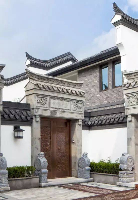 中式庭院门,太壕了!