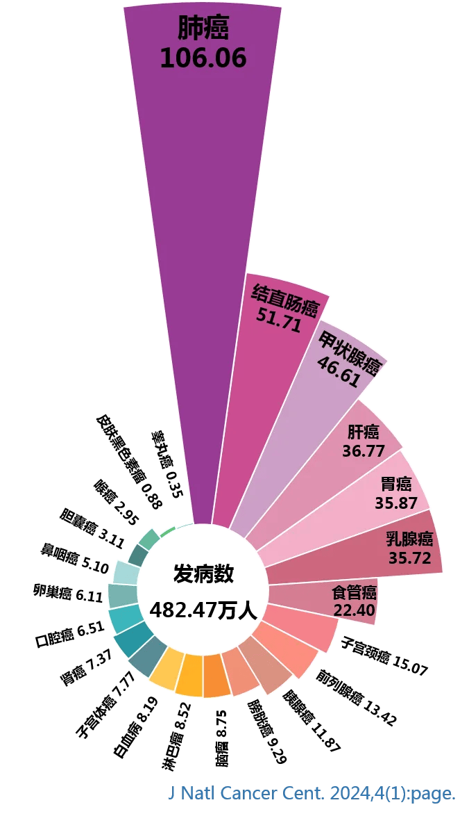 刚刚,国家癌症中心发布:2024年全国癌症报告