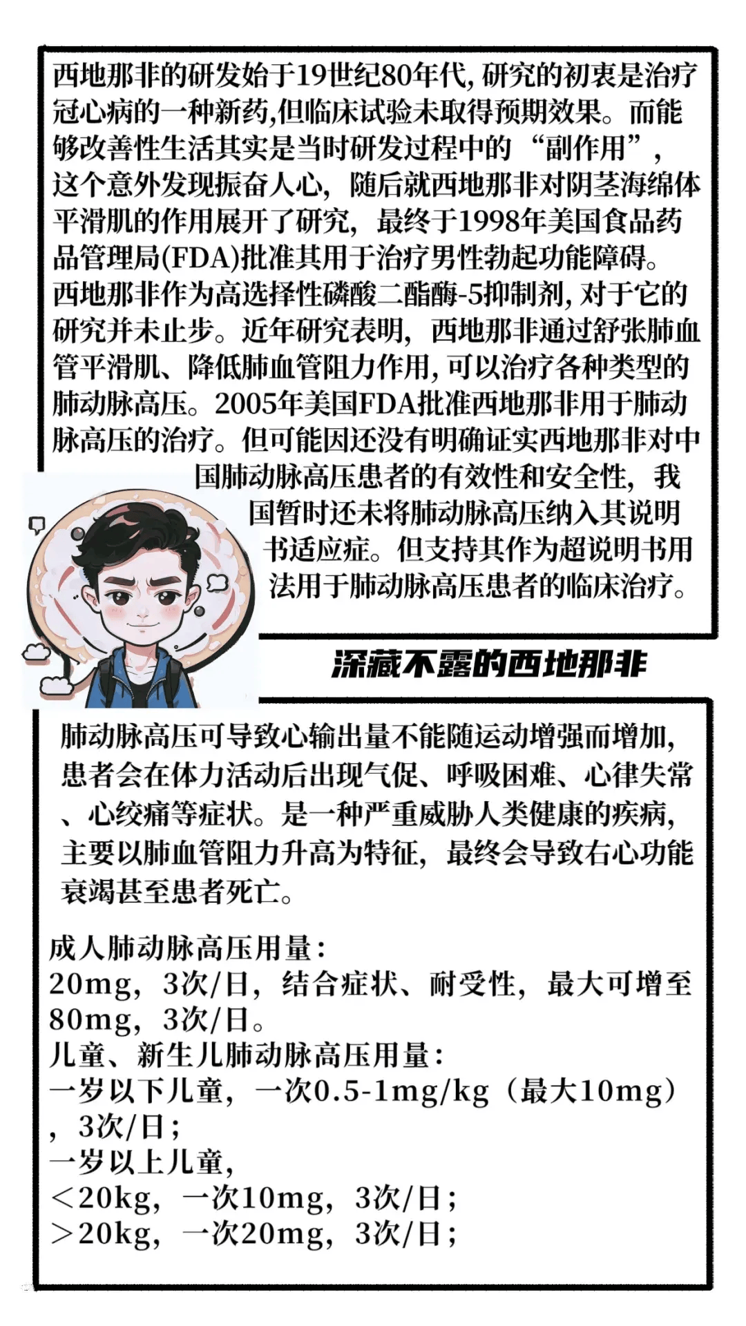 推荐剂量50mg(根据药效和耐受,剂量在25~100mg波动)在性活动前1小时