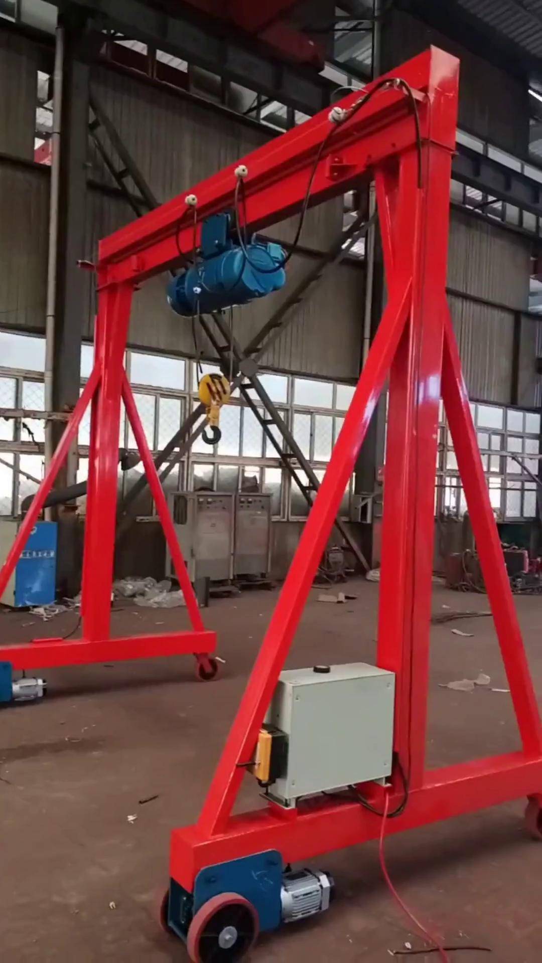 无轨龙门架不需要轨道也可以行驶的龙门吊 无线遥控操作使用方便操作
