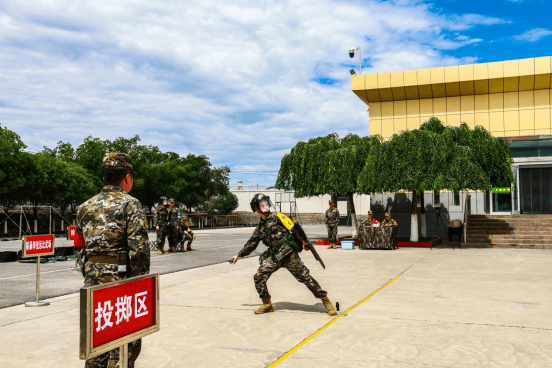 武警兵团总队某支队举行"铸剑——2024"军事训练大比武