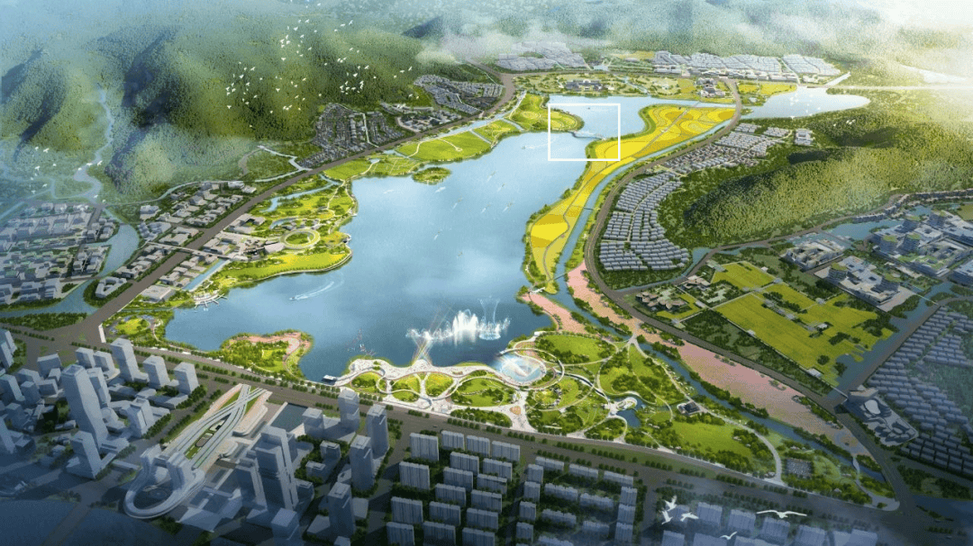 竞赛第一名!飞龙湖景观桥概念方案 / 上海林李公司