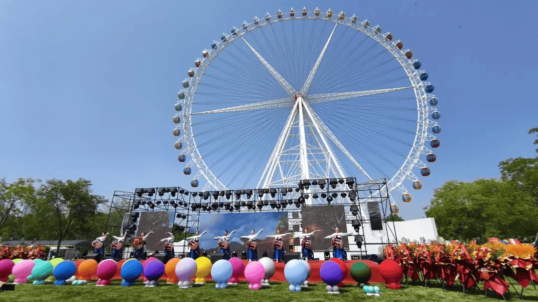 看,"丹东之眼"摩天轮又转起来了!_旅游_游乐_公园