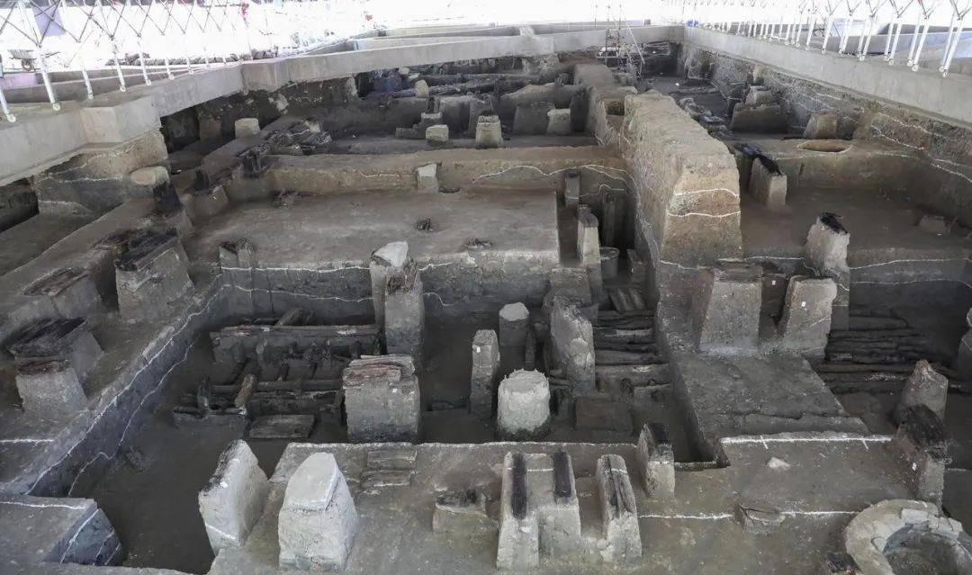 破译城市文明"密码","考古中国"重大发现→_遗址_建筑_盐城