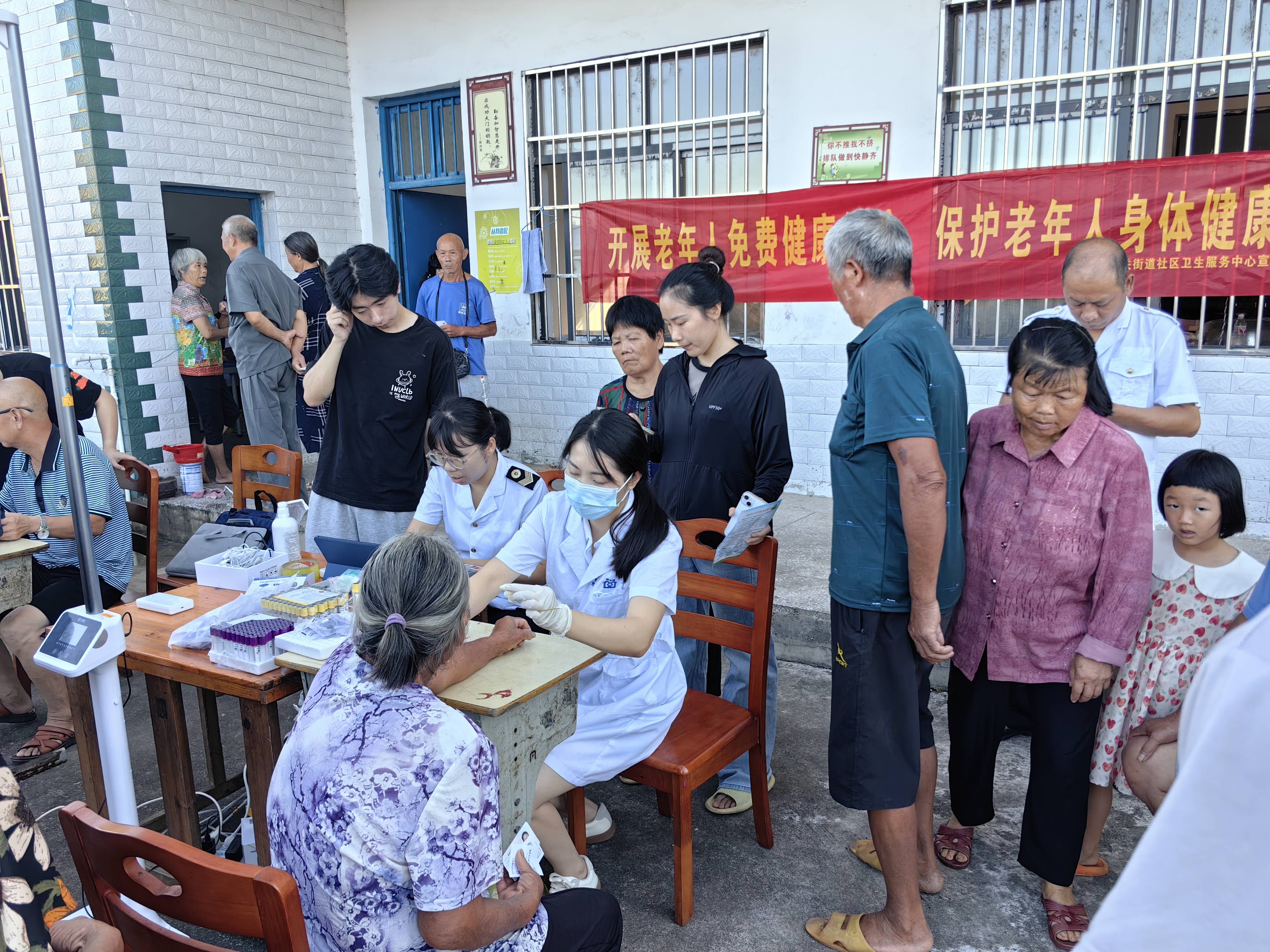 67健康永州行动|道县上关街道社区卫生服务中心:开展老年人健康体检