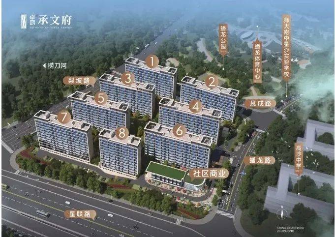 长沙又一纯新盘曝光!低密纯板洋房!_项目_万家丽_改造