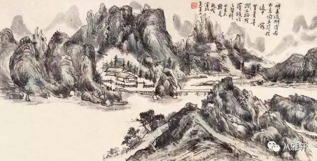 八雅轩丨【艺术经典】千古以来第一的用墨大师_黄宾虹_山水_水墨